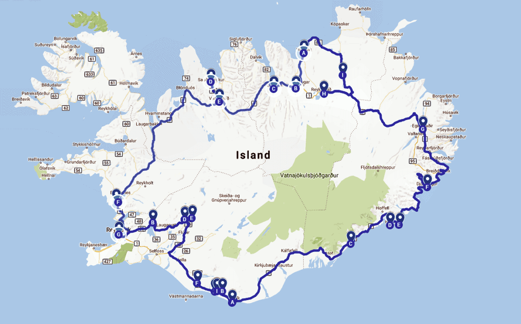 Reseblogg Island 2014 Karta Ringline 1