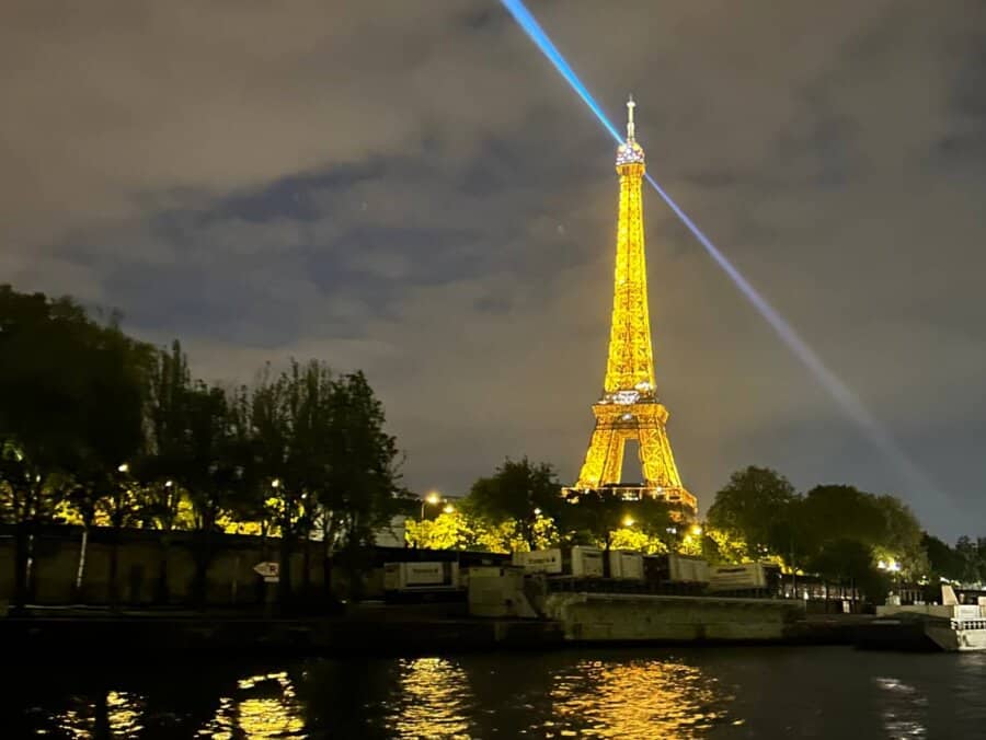 Eiffel Tower by night Paris