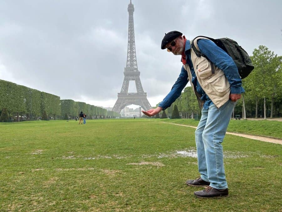 Measuring Eiffel Tower Paris