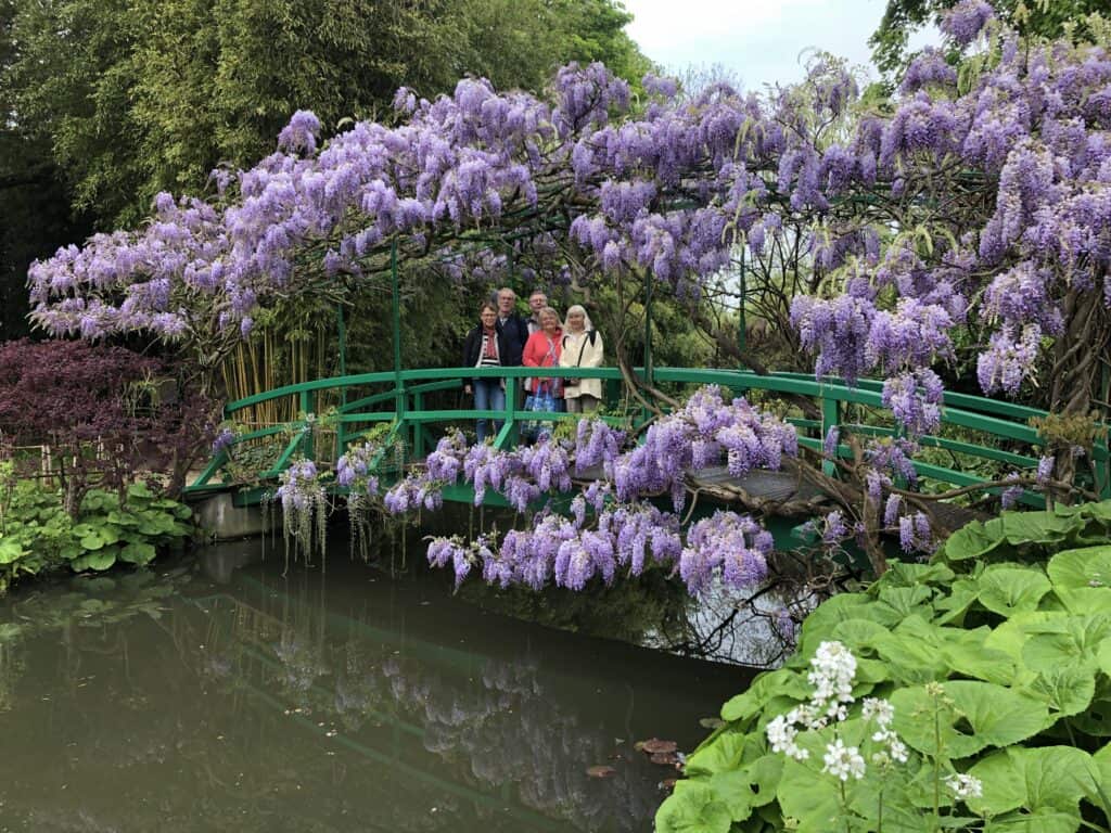 Japanese bridge Monets Garden Giverny
