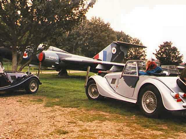 A tour in Morgan 2-seater i Great Britain 1996