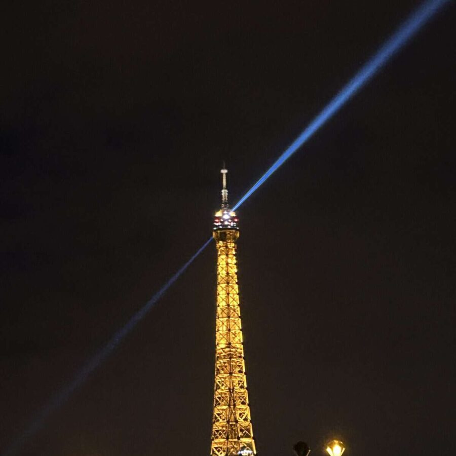 Eiffel Tower by night Paris