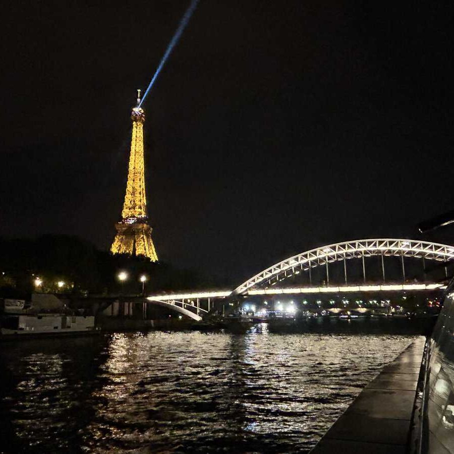 Eiffel Tower by night Paris