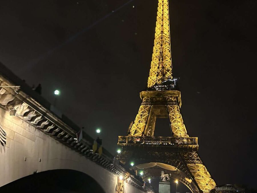 Eiffel Tower by night Paris