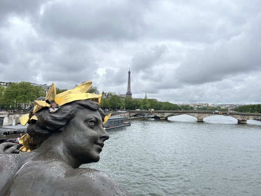 Eiffel Tower seen from Pont Alexandre III