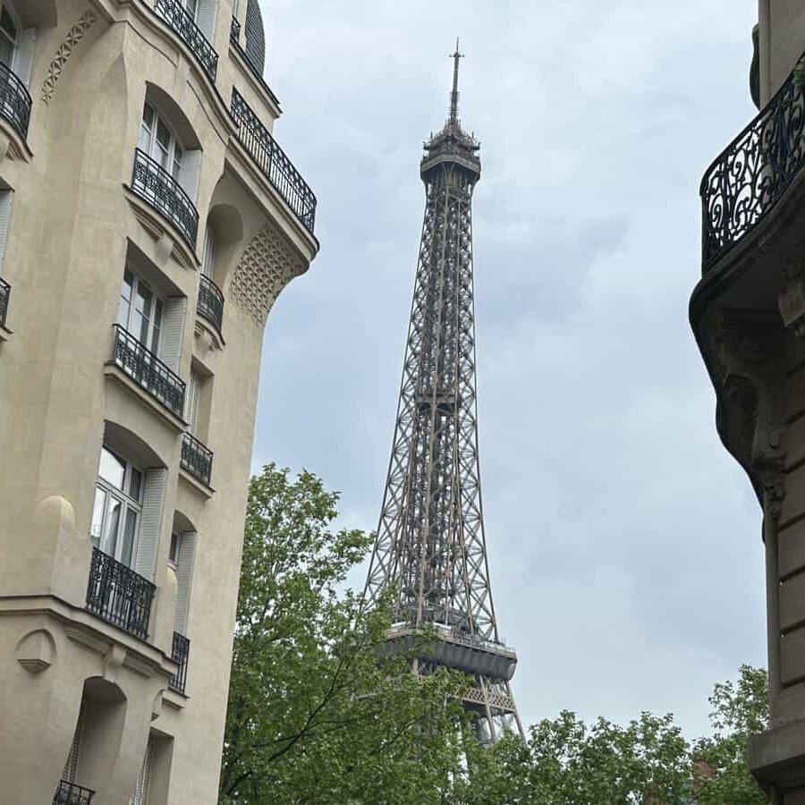 Eiffel Tower seen from sq. Rapp