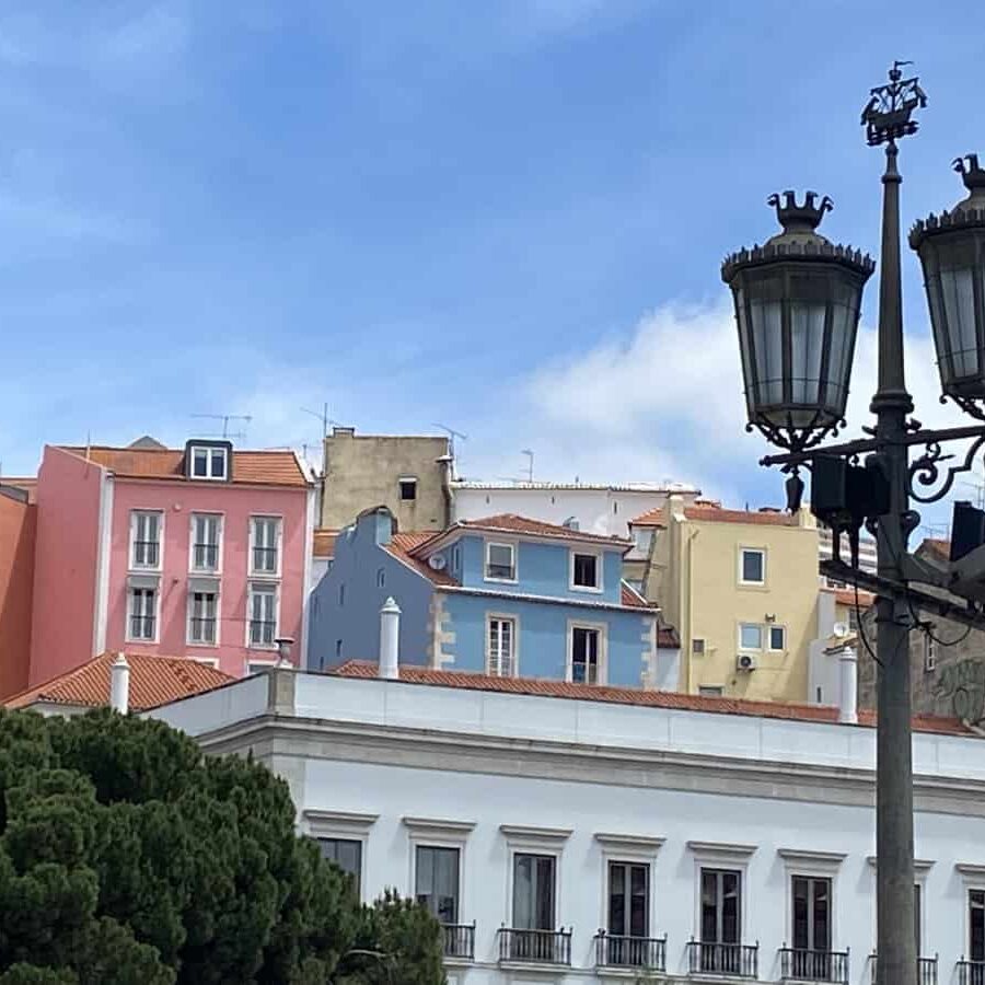 Colourful houses Lisbon