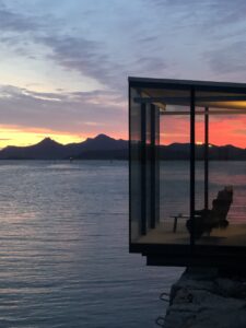 Fjord cabins in Manshausen, Norway