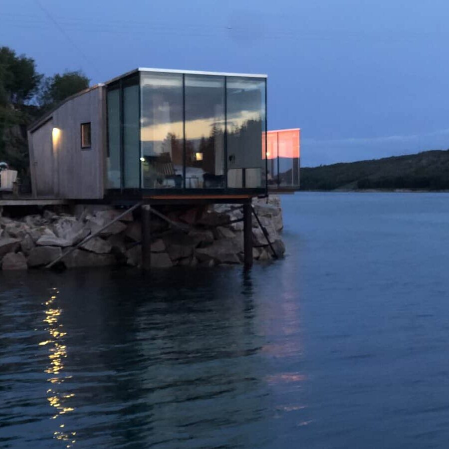 Fjord cabins in Manshausen, Norway