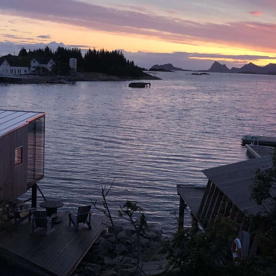 Fjord cabins in Manshausen, Norway