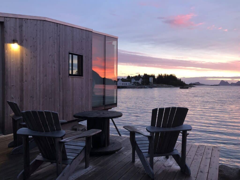 Fjord cabins in Manshausen, Norway