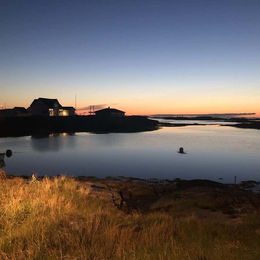 Sunrise at Veiholmen, Norway