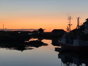 Sunrise at Veiholmen, Norway