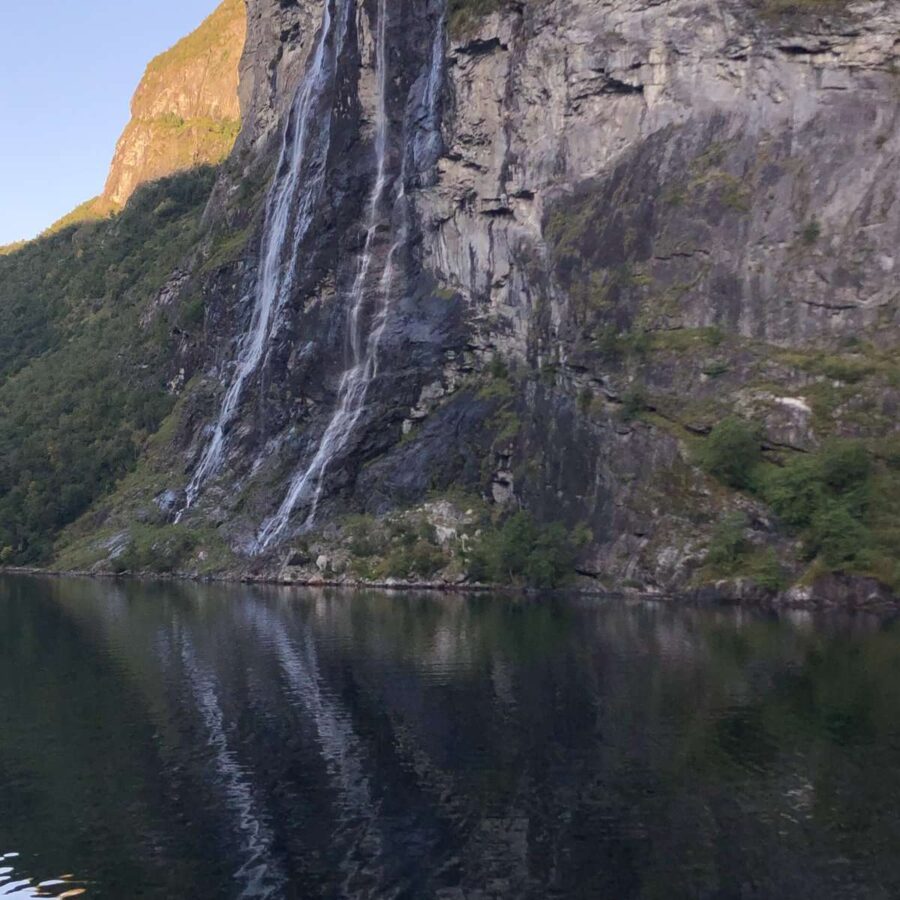 The Seven Sisters waterfall Geiranger fjord, Norway