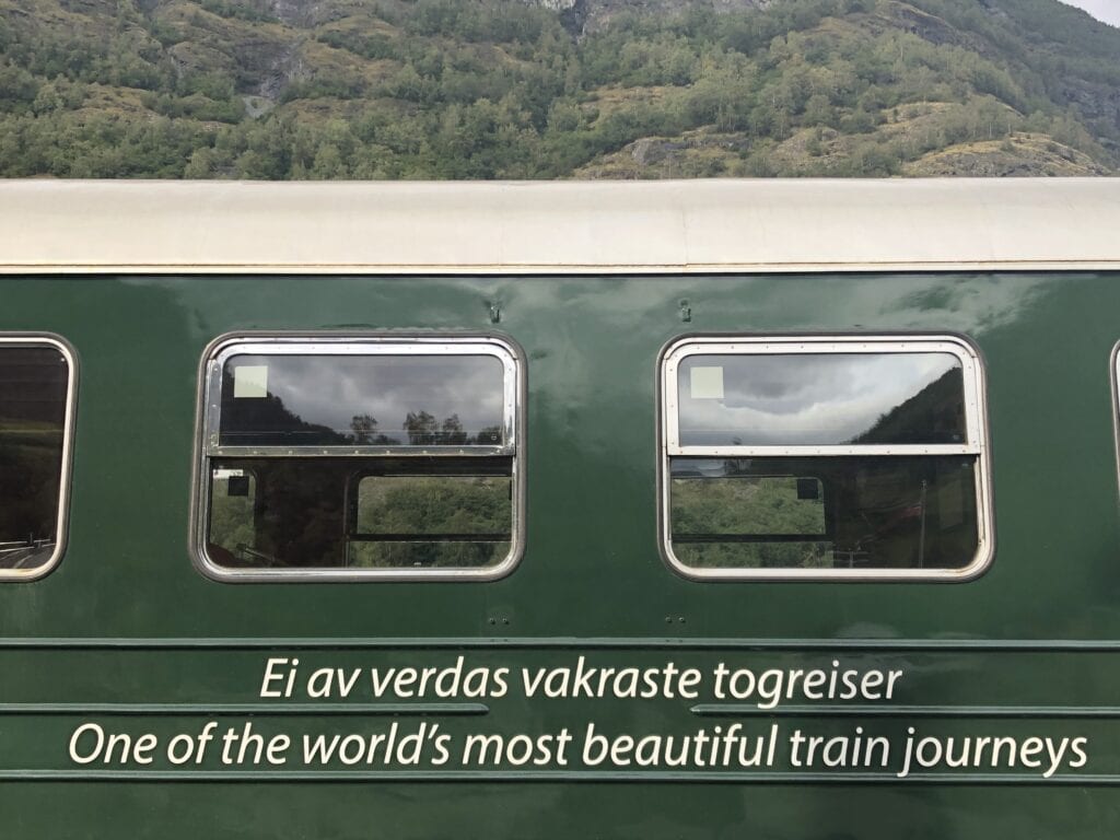 The Flåm train - one of the world´s most beautiful train journeys