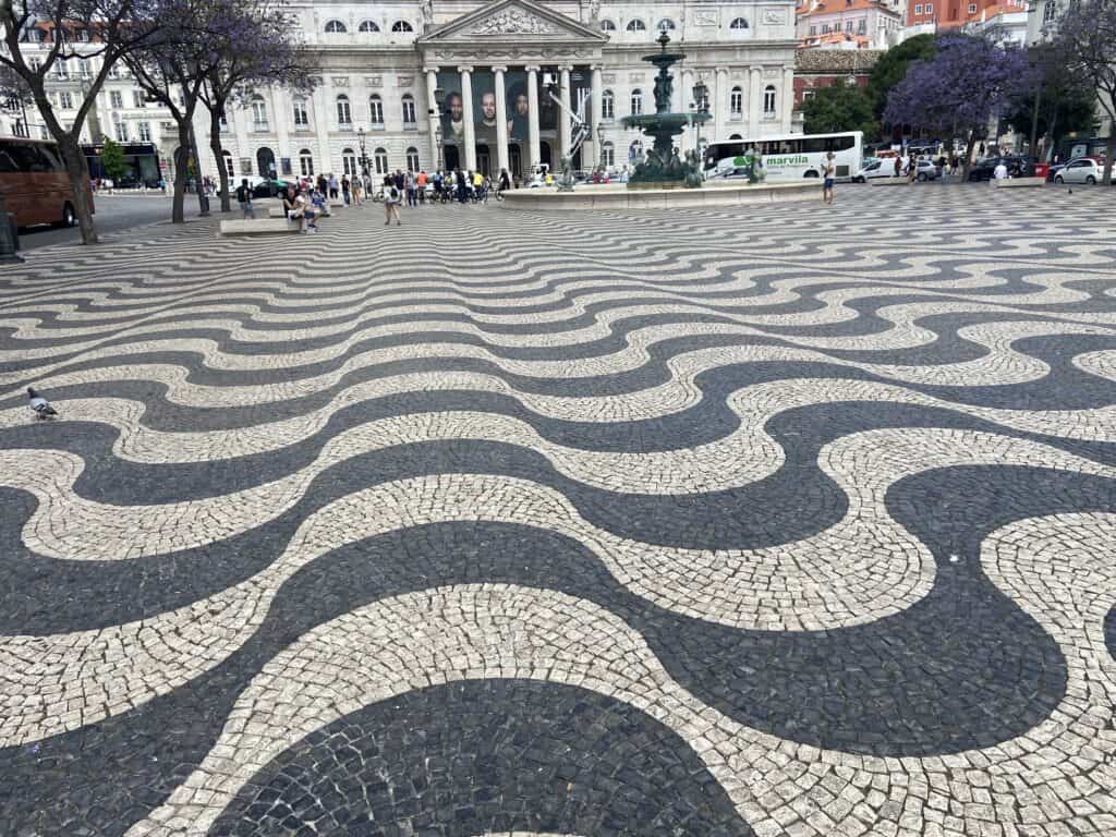Rossio square Lisbon