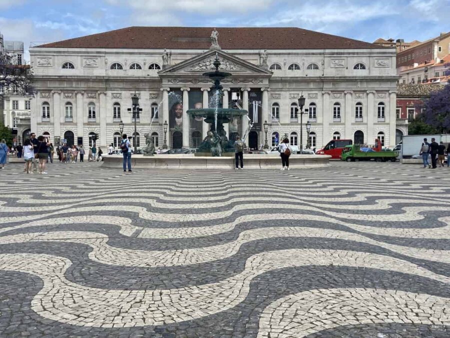 Rossio square Lisbon