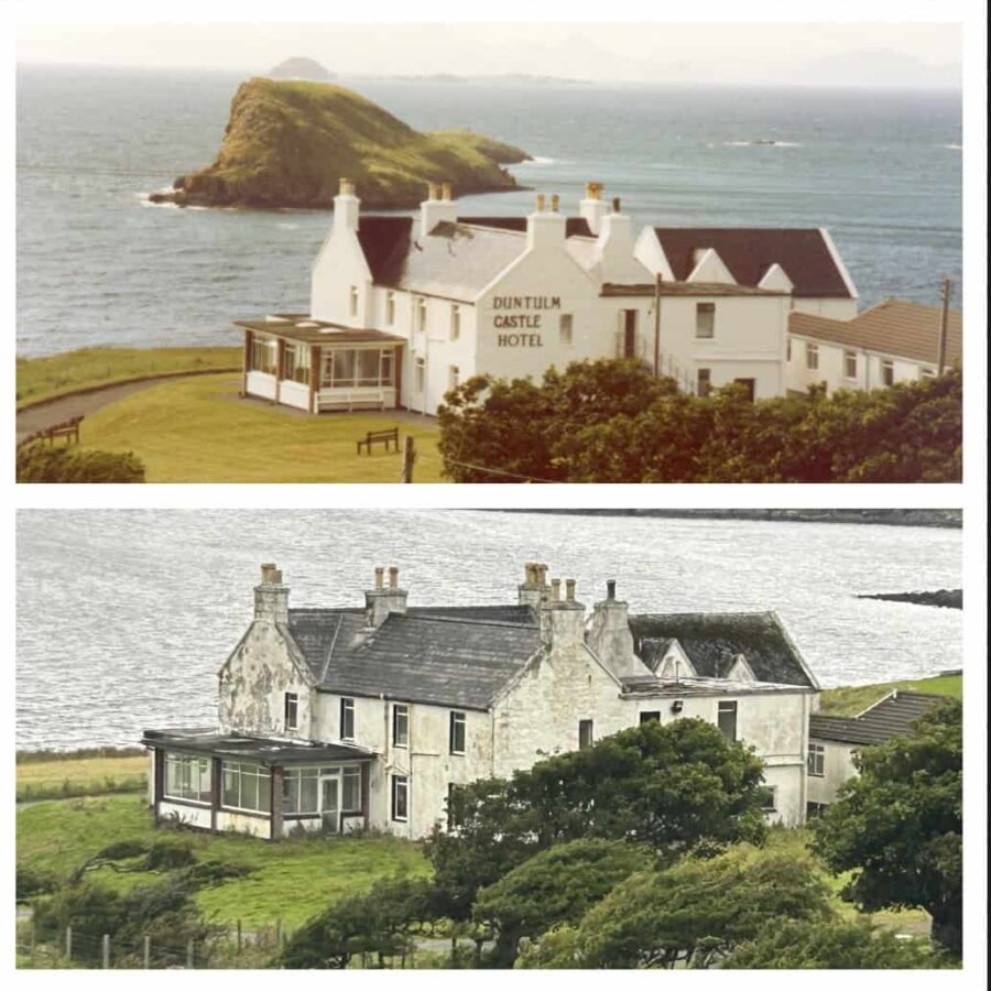 Hotel Duntulm Castle 1987 versus 2023