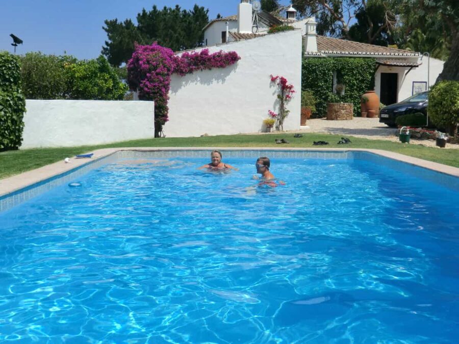 Our house and pool in Carvoeiro