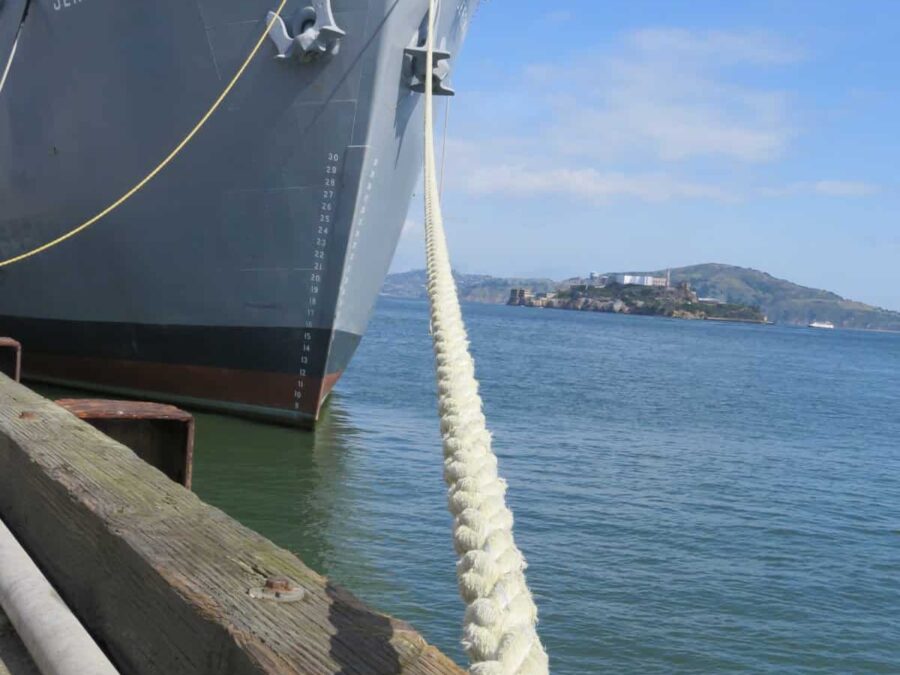 Alcatraz in background, SF