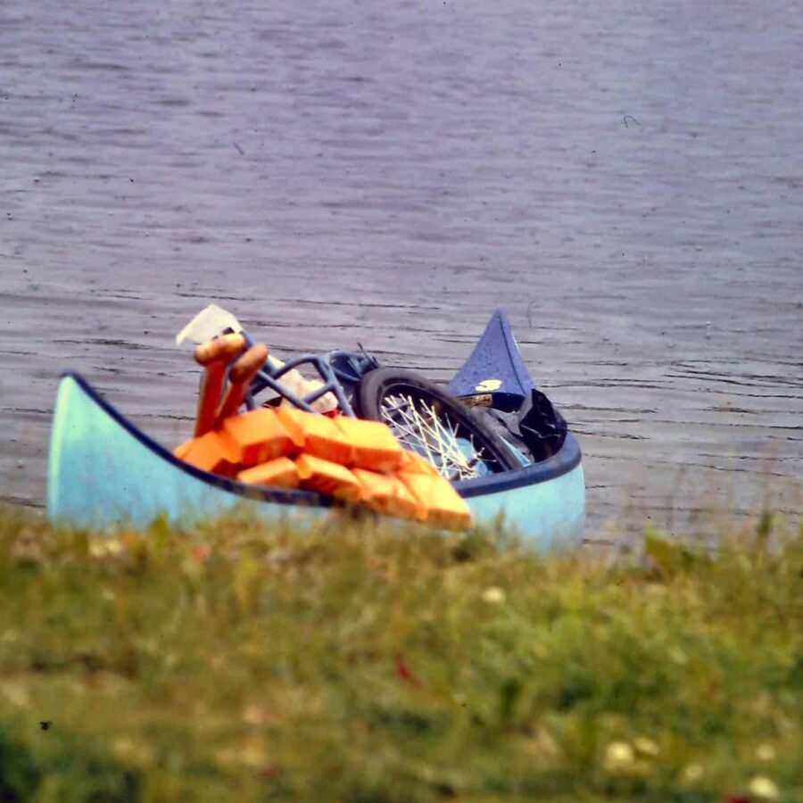 Stora Blåsjön vid Gäddede i nordligaste Jämtland