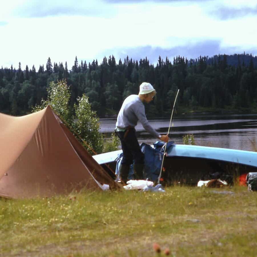 Stora Blåsjön vid Gäddede i nordligaste Jämtland