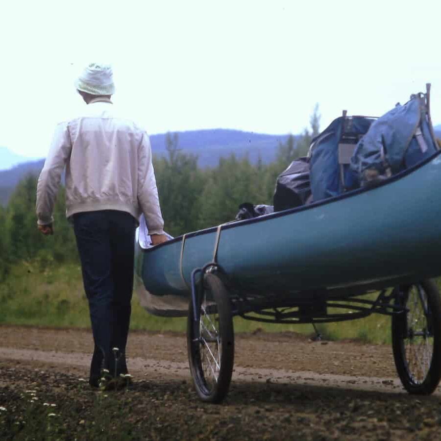 Stora Blåsjön vid Gäddede i nordligaste Jämtland