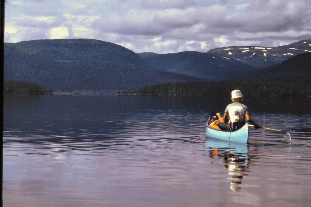 Reseblogg kanotpaddling Jämtland