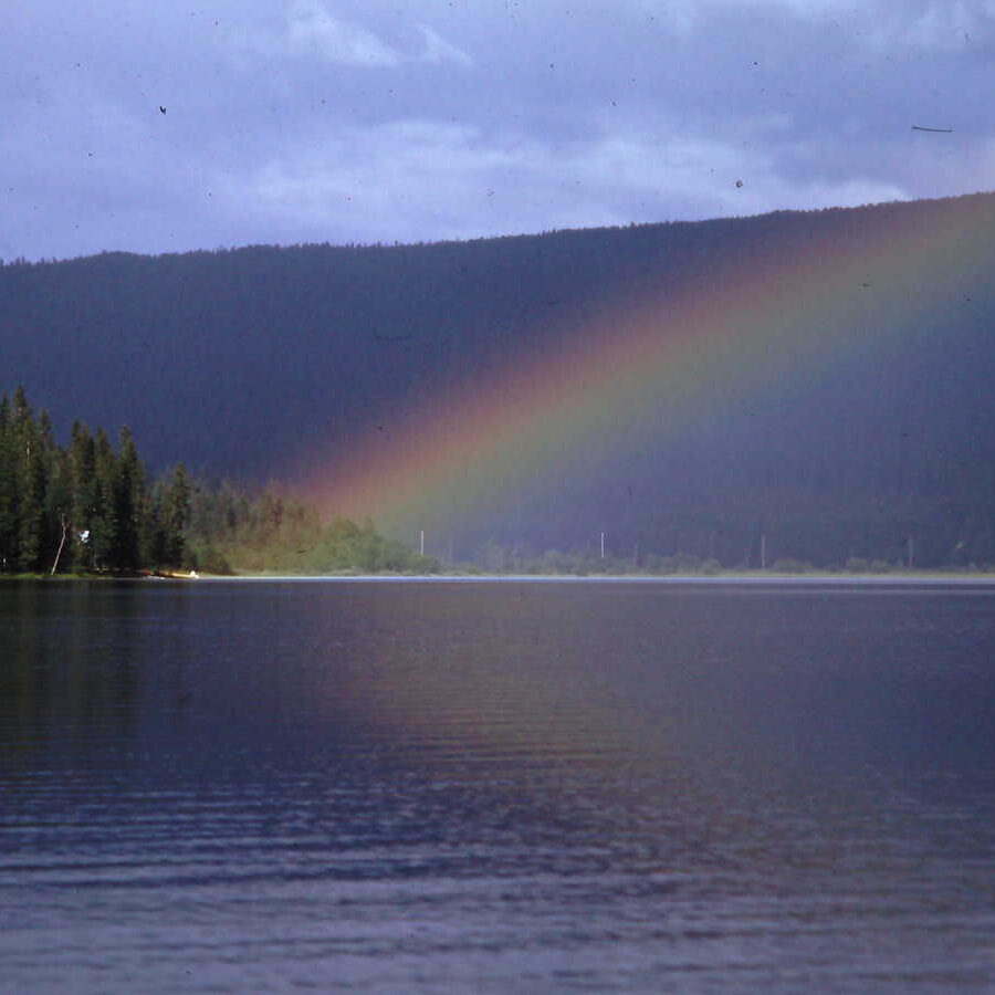 Stora Blåsjön vid Gäddede i nordligaste Jämtland