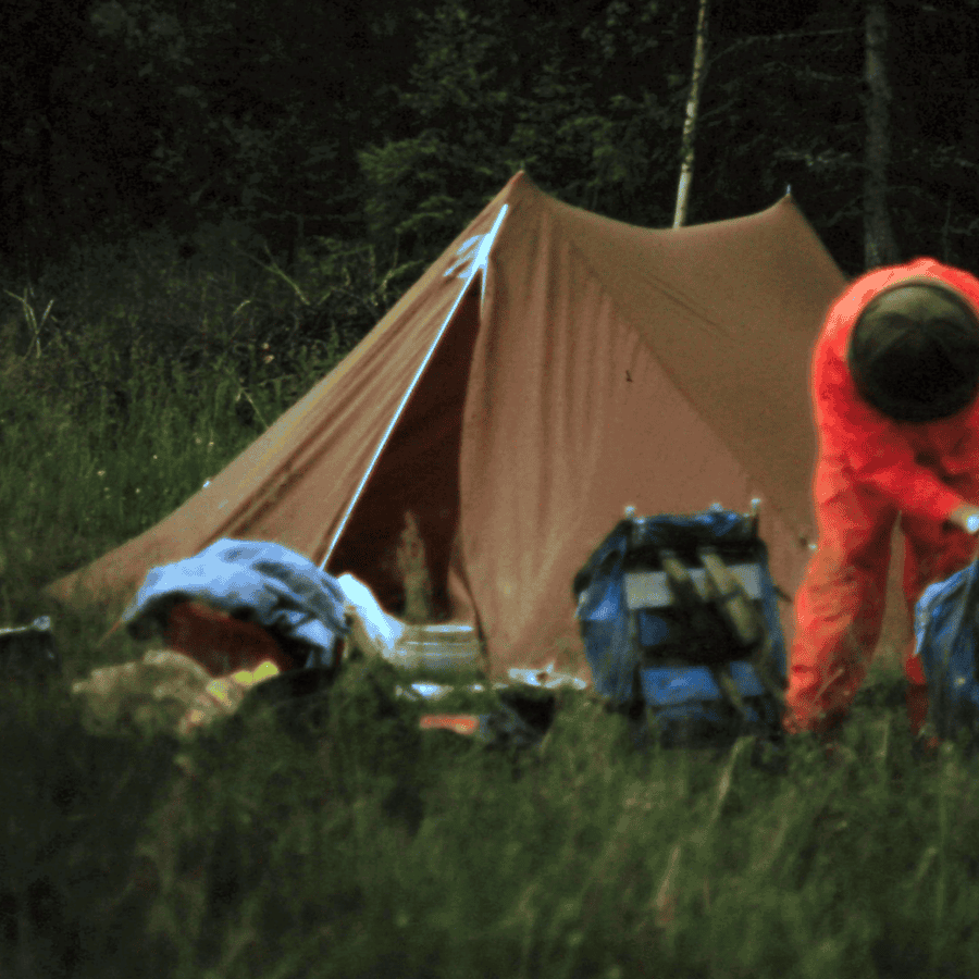 Stora Blåsjön vid Gäddede i nordligaste Jämtland