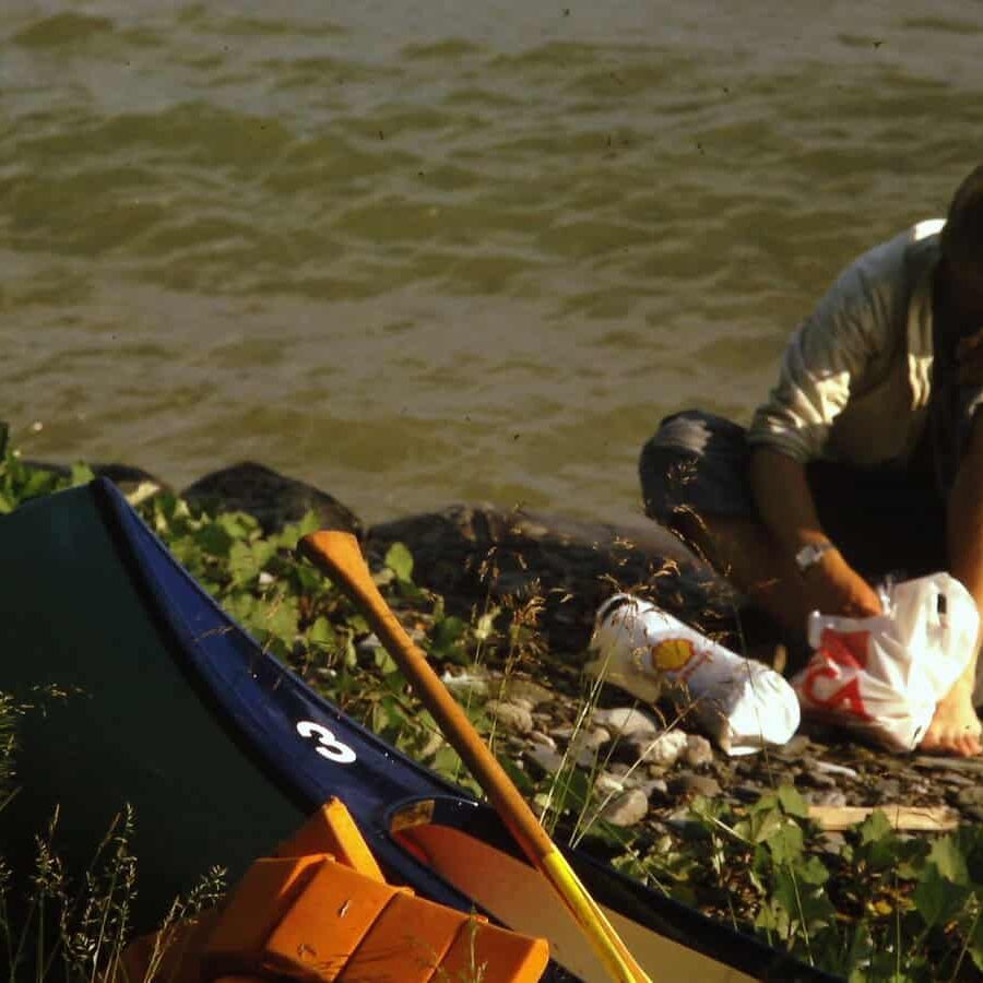 Stora Blåsjön vid Gäddede i nordligaste Jämtland