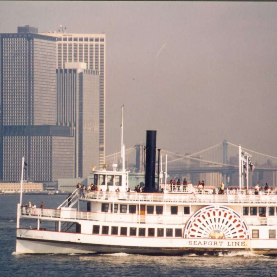 New York, paddle steamer