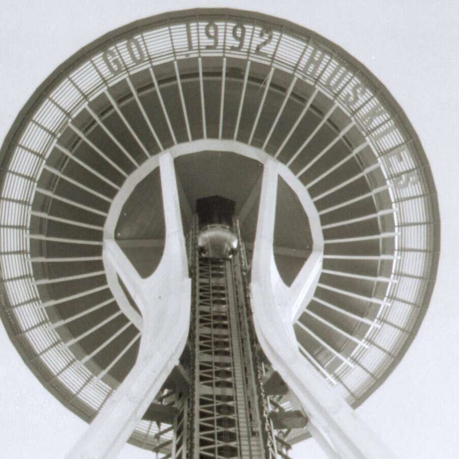 Space Needle är ett utsiktstorn i Seattle