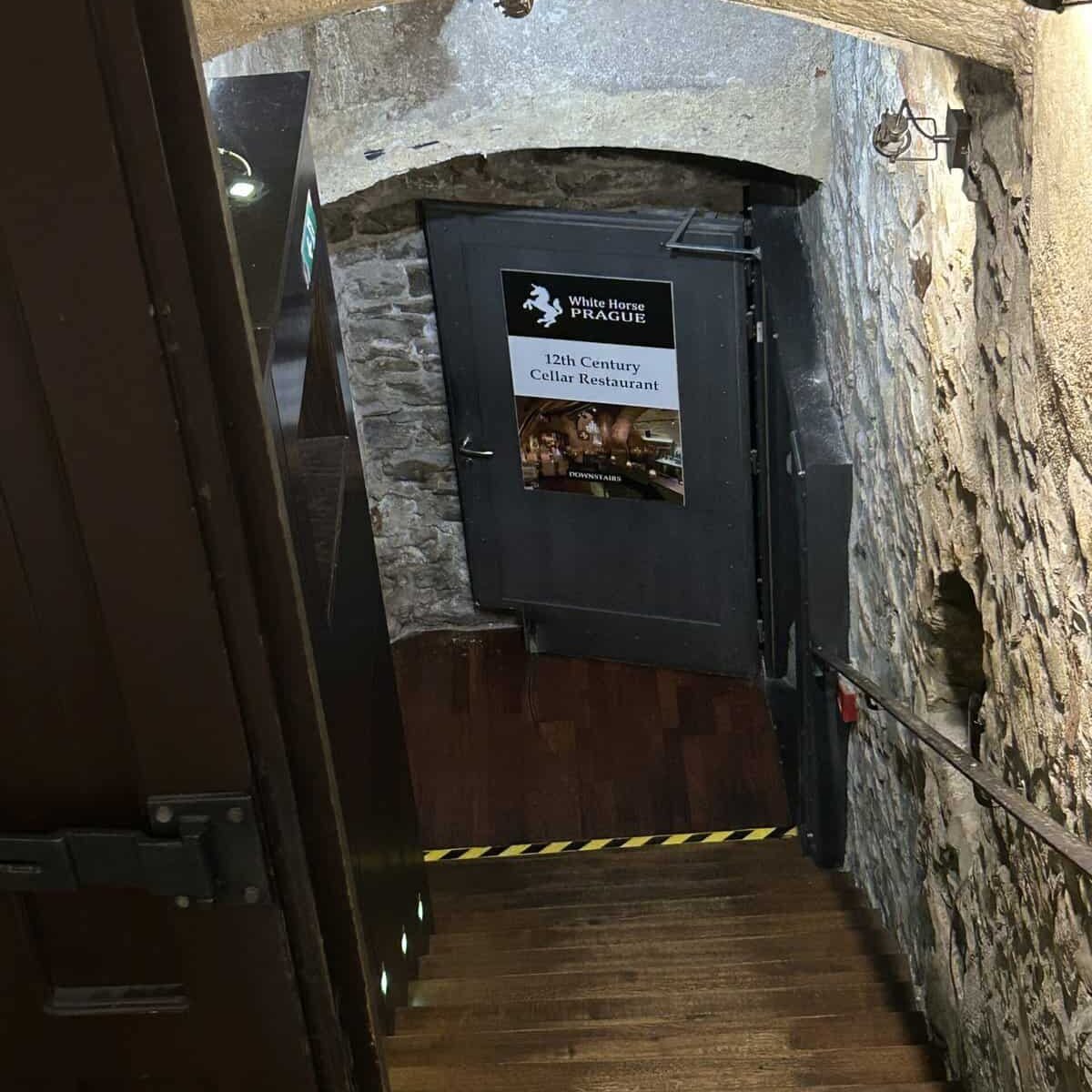 12th century cellar restaurant White Horse