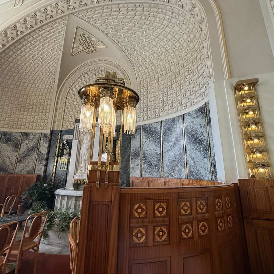 Municipal Cafe in Art Deco style Prague
