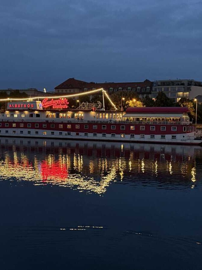Dinner cruise on Vltava(Moldau) with Bohemia