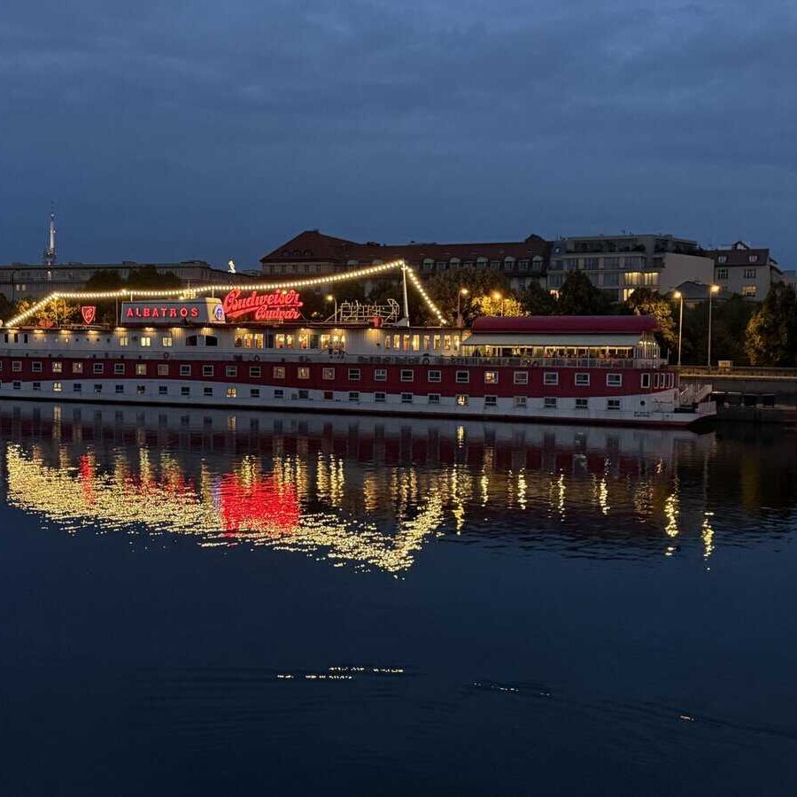 Dinner cruise on Vltava(Moldau) with Bohemia