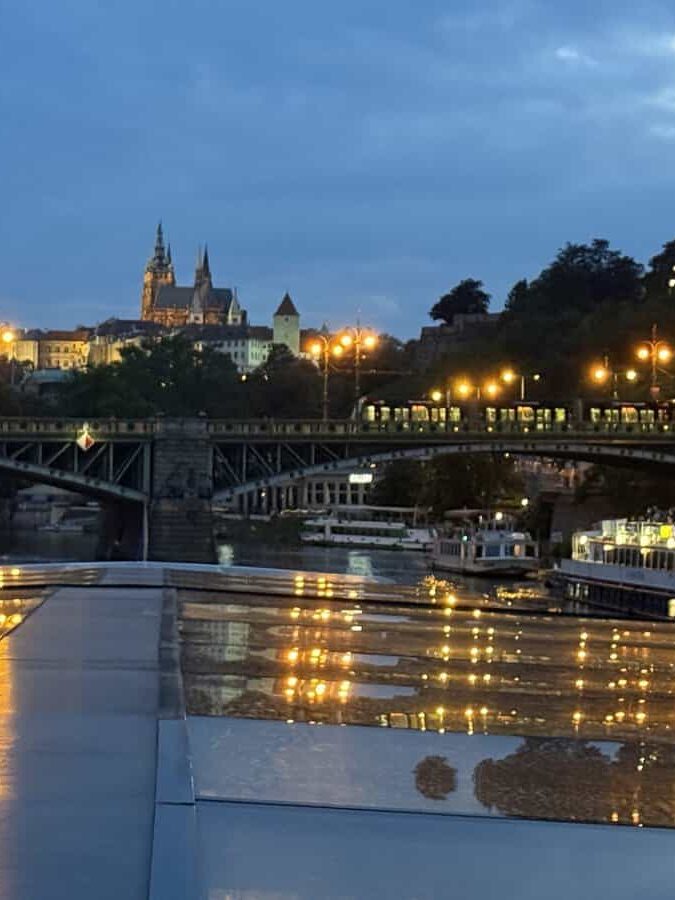 Dinner cruise on Vltava(Moldau) with Bohemia