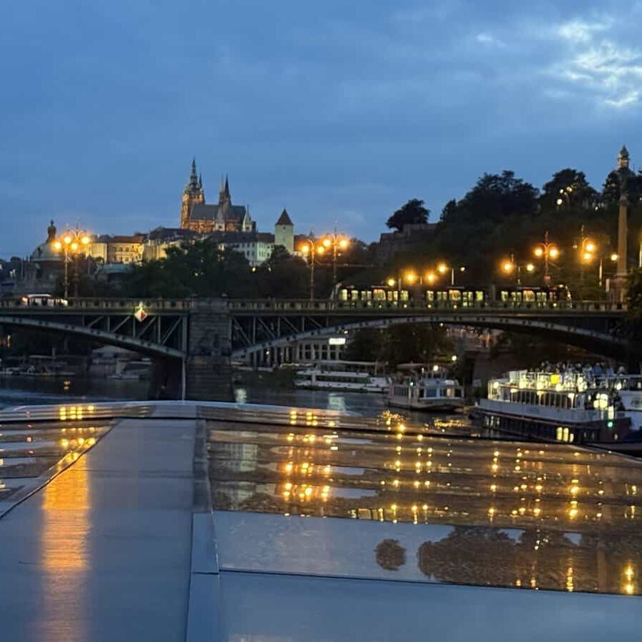Dinner cruise on Vltava(Moldau) with Bohemia