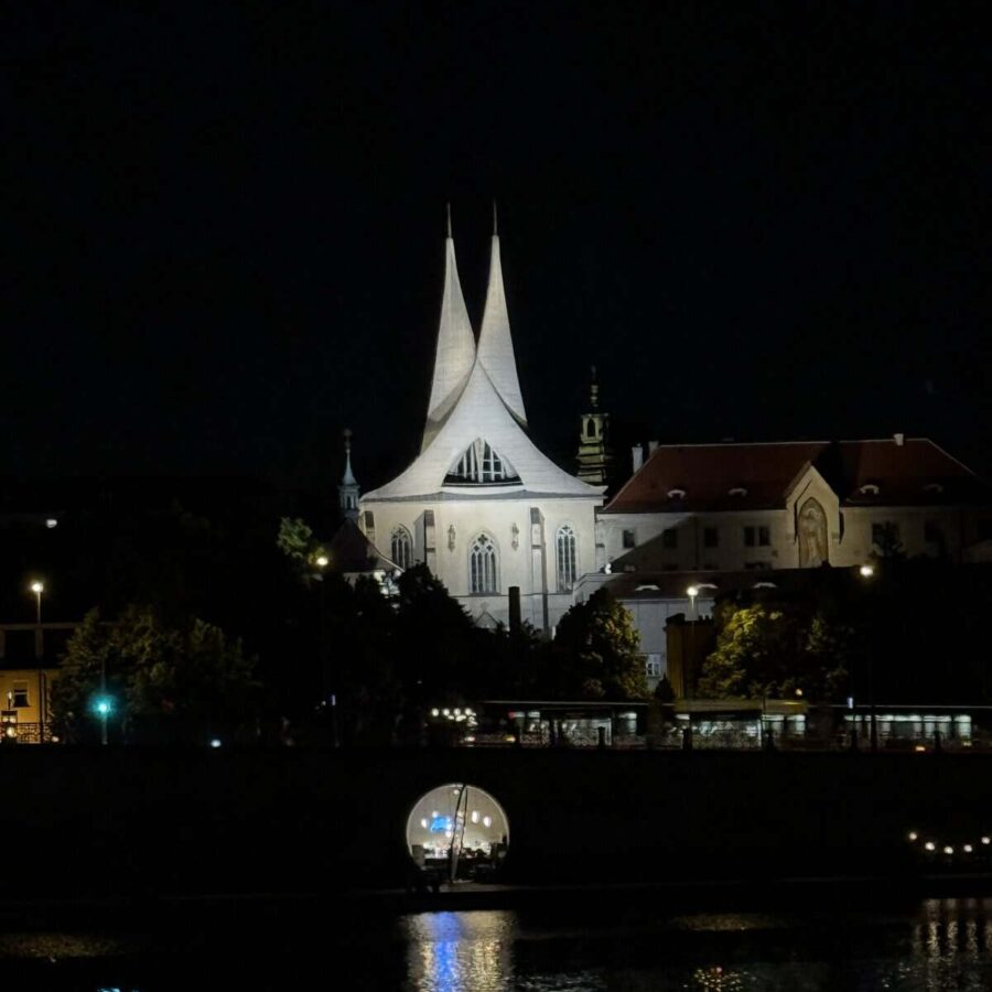 Prague by night