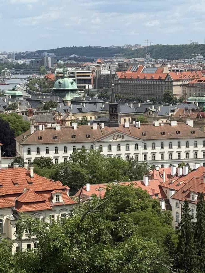 View from Prague castle