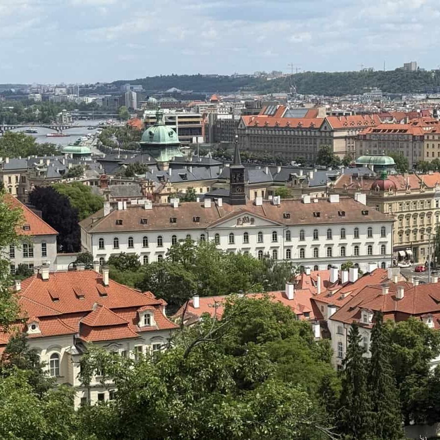 View from Prague castle
